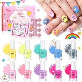 TOMICCA front packaging showing all ten colorful bottles and kit benefits