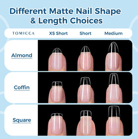 TOMICCA assorted sizes arranged to show size range and selection ease