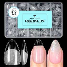 TOMICCA front packaging shot showing 510-piece set and clear tips benefit quick selection