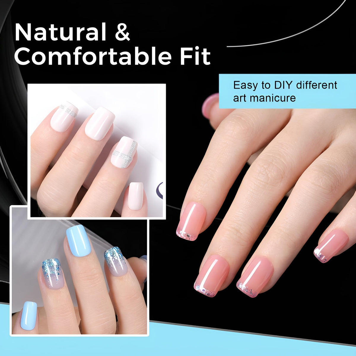 TOMICCA styled on bridal nails showing polished look for events