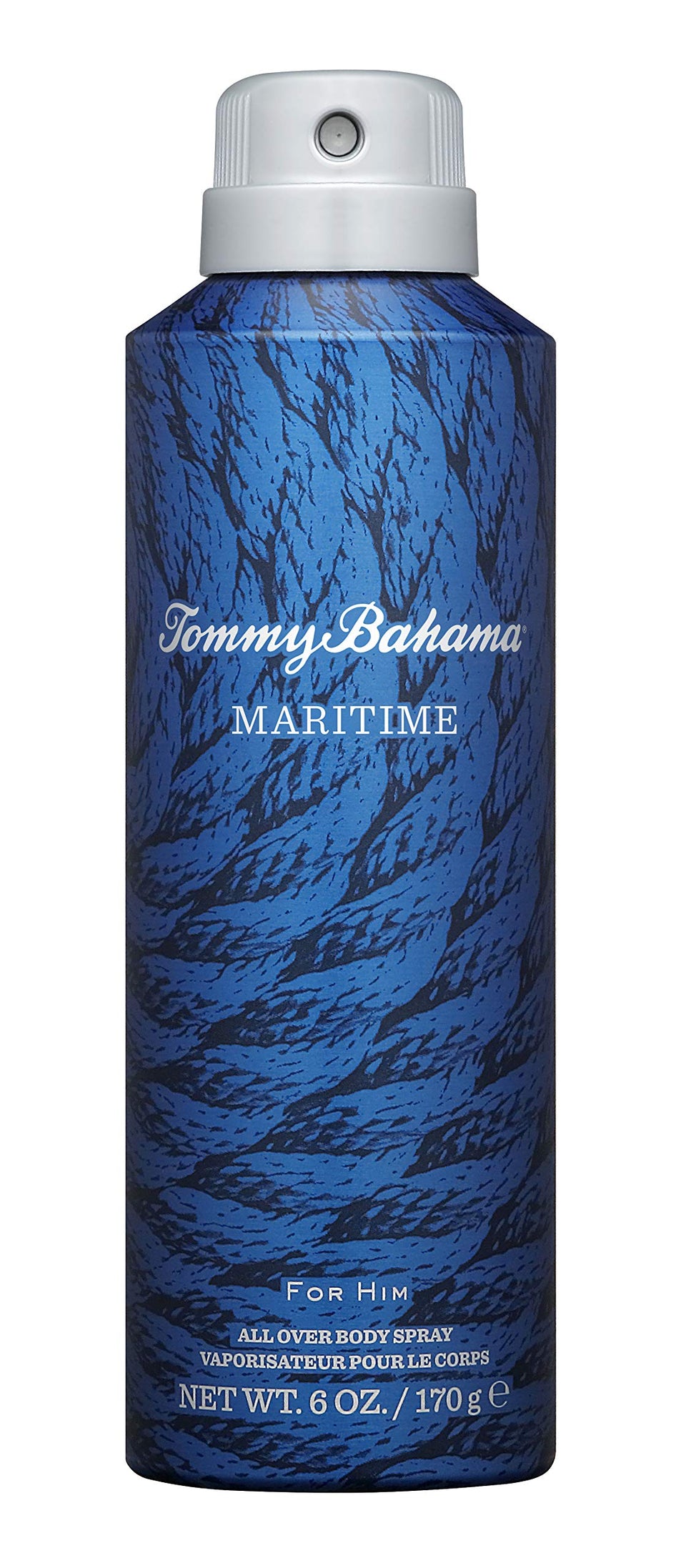 Tommy Bahama Maritime bottle front view suggests fresh woody fragrance
