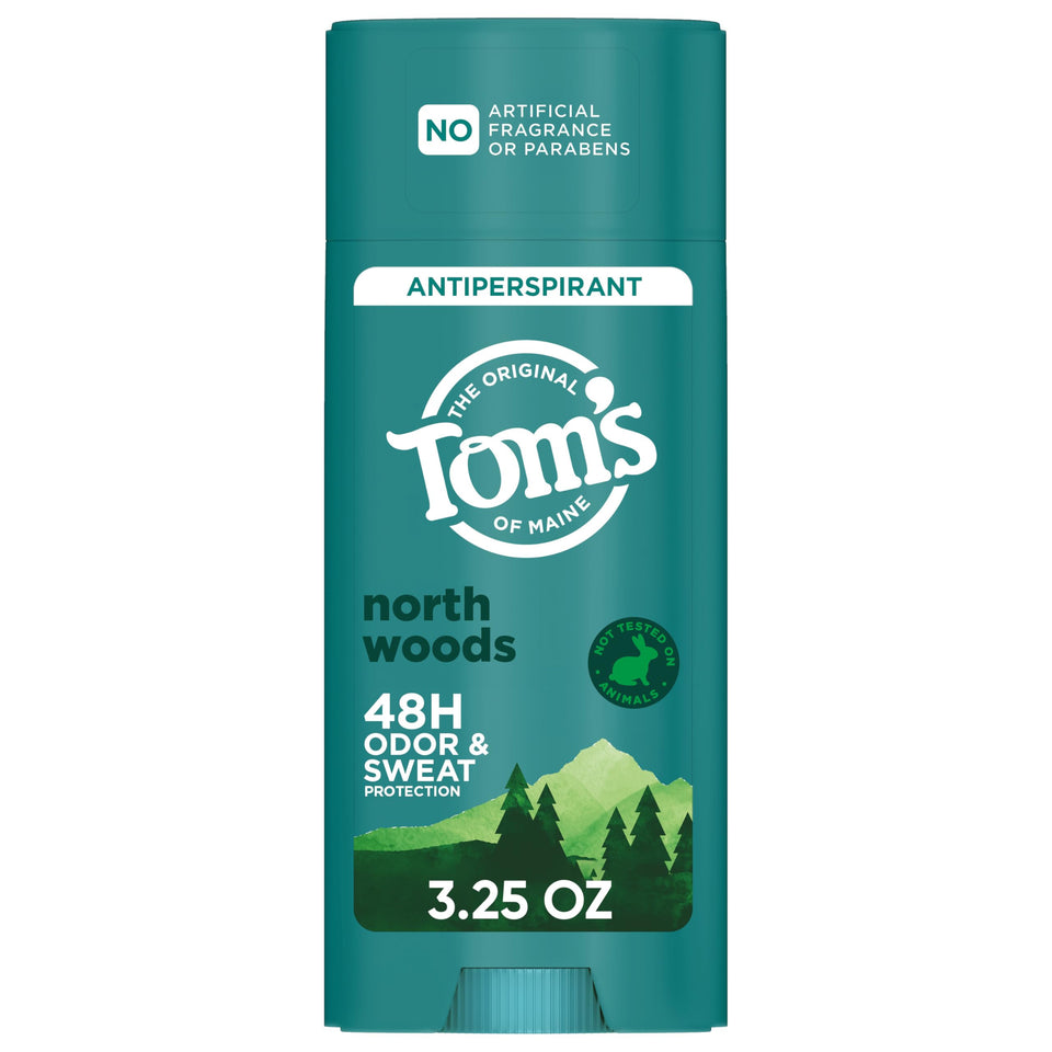 Tom's of Maine front packaging showing product name and scent benefit