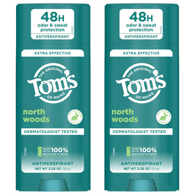Tom's of Maine ingredient panel close-up showing no artificial fragrances