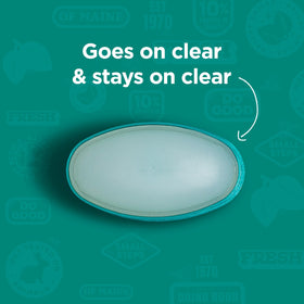 Tom's of Maine deodorant stick open to show product top and smooth surface