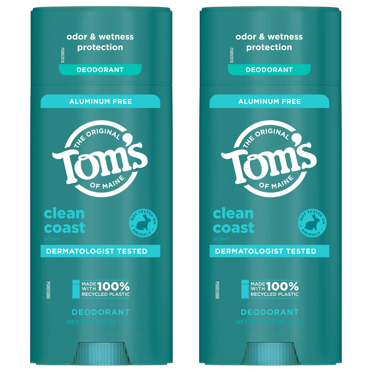 Tom's of Maine stick held in hand showing size and portability benefit