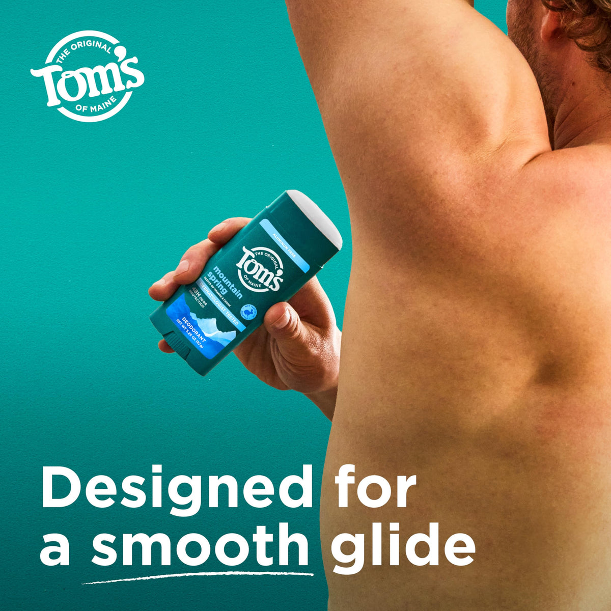 Tom's of Maine stick inside gym bag for on-the-go odor protection
