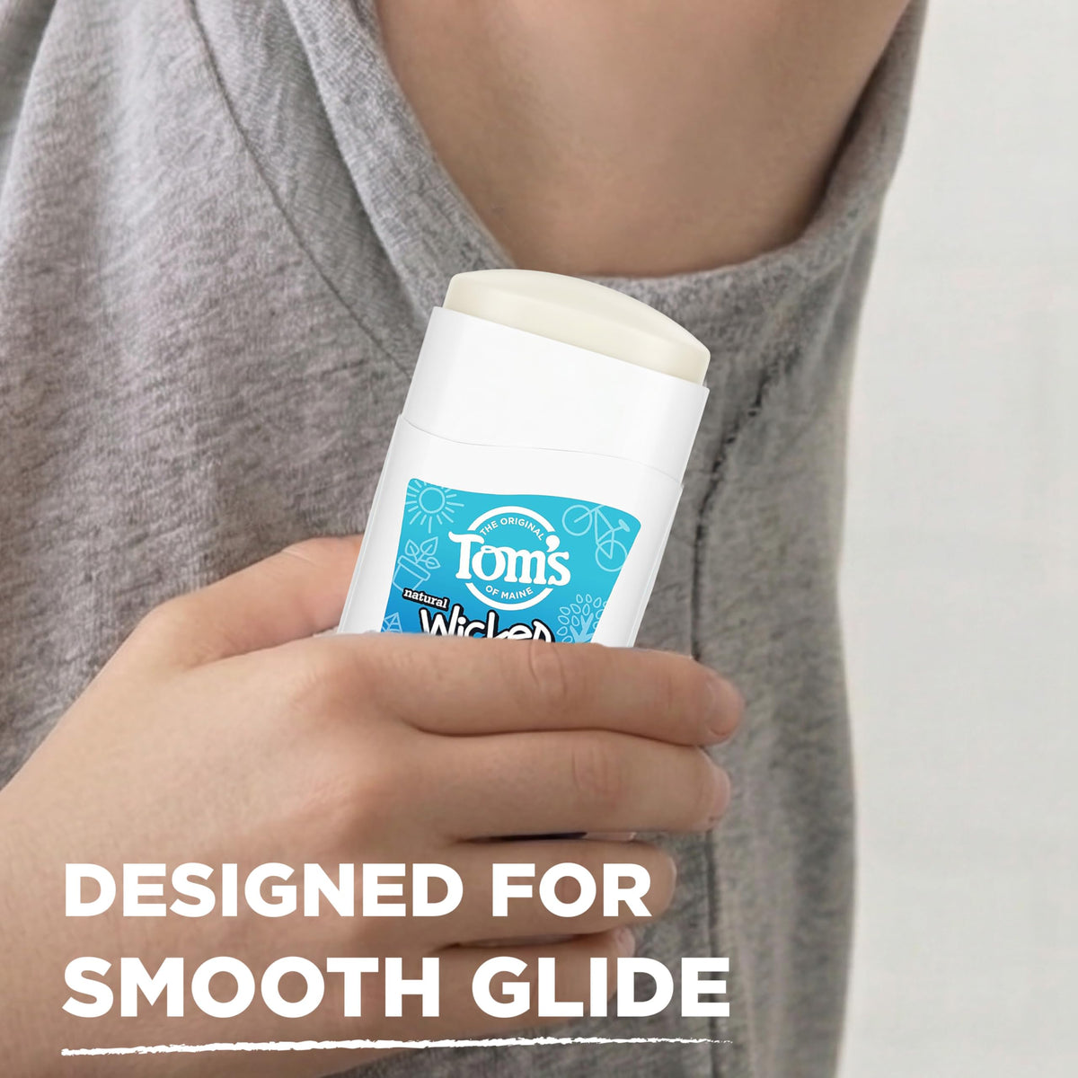 Tom's of Maine stick inside a kid's backpack for on-the-go freshness