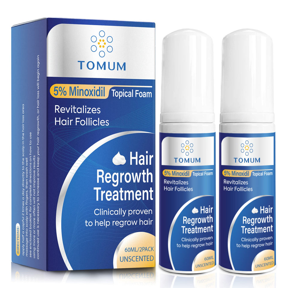 TOMUM front packaging showing bottle and label for clear product identification and trust