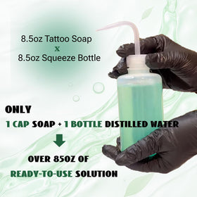 TONBAO concentrate bottle close-up label highlighting dilution info