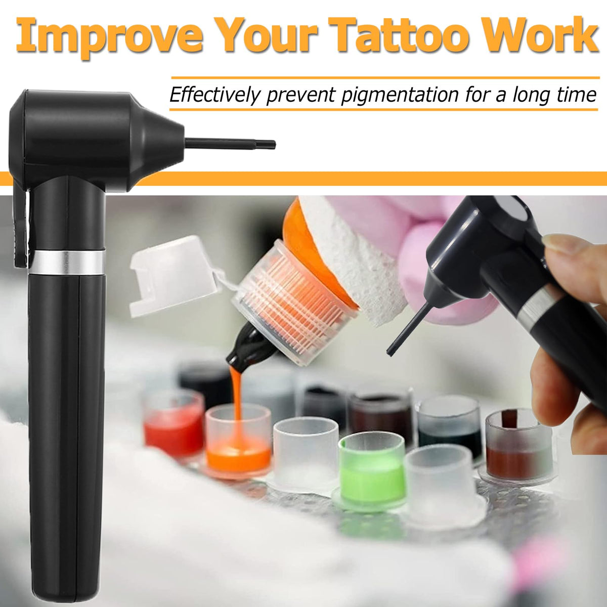 TONBAO in a tattoo studio setting demonstrating streamlined workflow and cleanliness