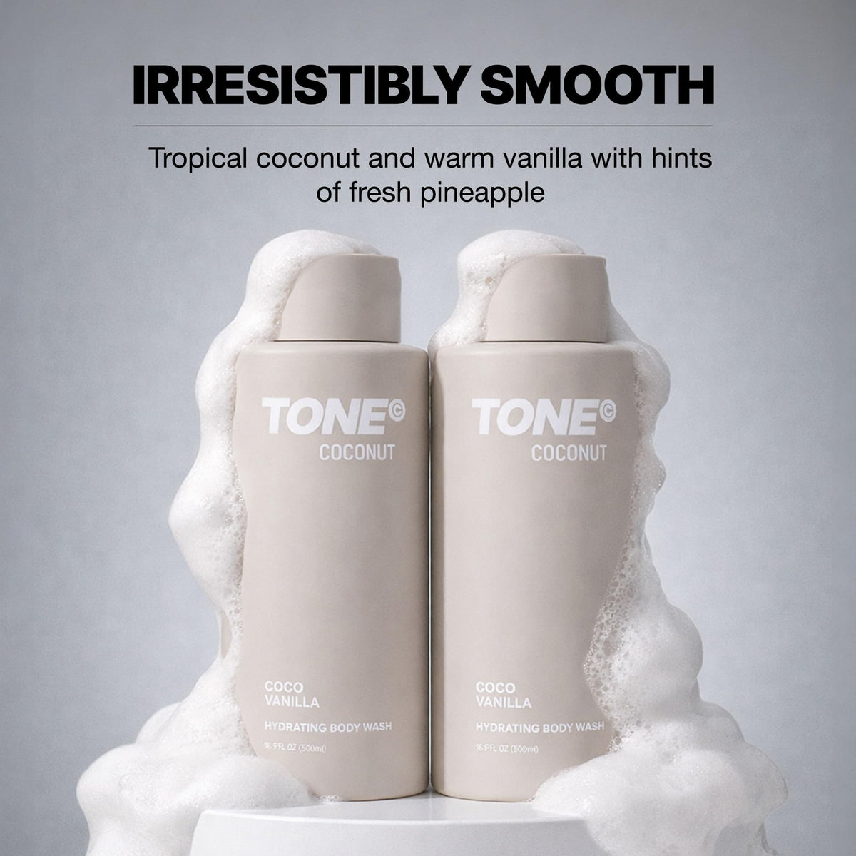 TONE bottle in shower scene demonstrating refreshing everyday use