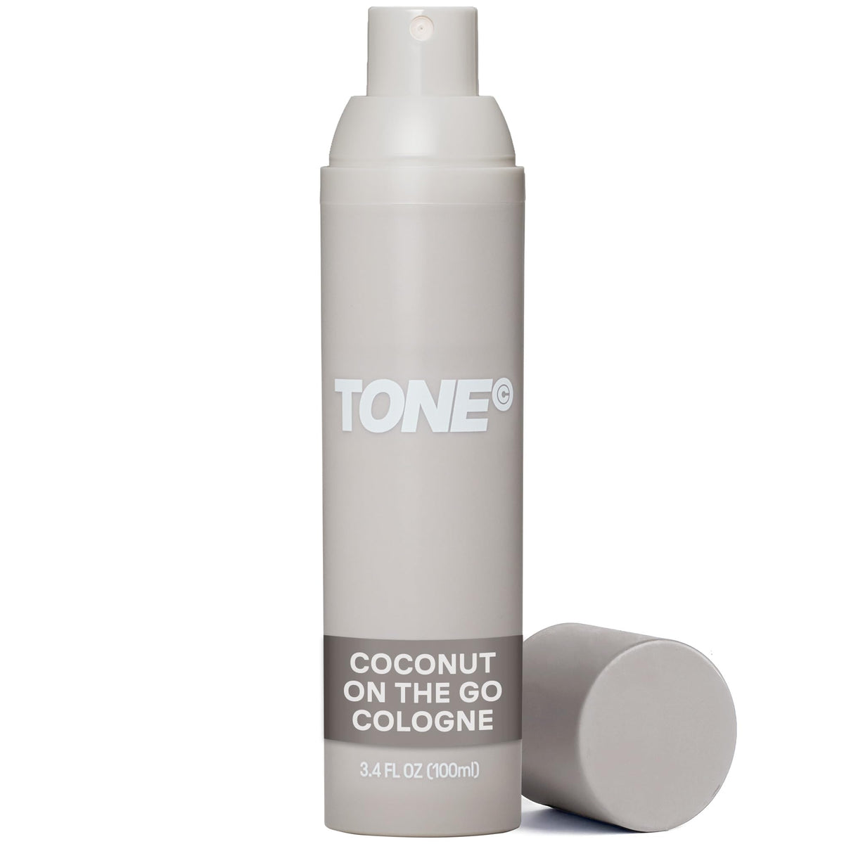 TONE Exclusive front bottle shot showing compact travel-ready design and sleek look