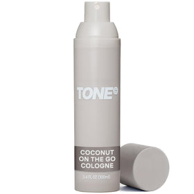TONE Exclusive front bottle shot showing compact travel-ready design and sleek look