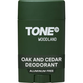 TONE Exclusive front packaging showing label and cedarwood bergamot scent benefits