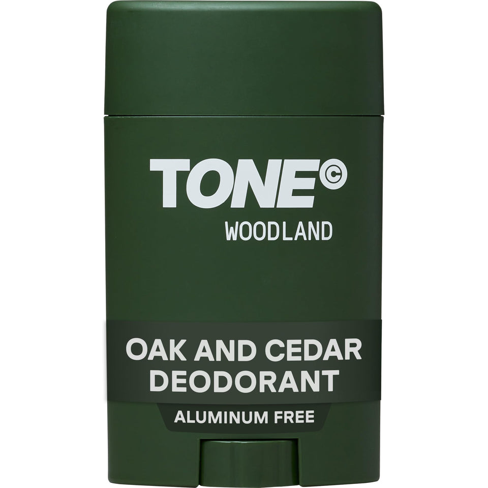 TONE Exclusive front packaging showing label and cedarwood bergamot scent benefits