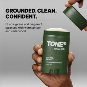 TONE Exclusive close-up of stick texture highlighting smooth moisturizing glide