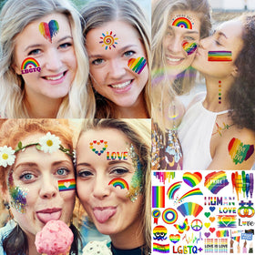 Toneoldshu lifestyle image at a parade with wrist tattoos boosting visibility