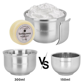 tonhawness shaving stand holding brush and razor for tidy storage and faster drying