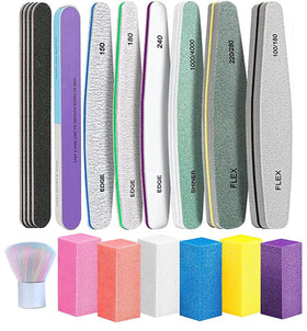 Tonokails front packaging showing the full 18-piece kit and contents benefit portability