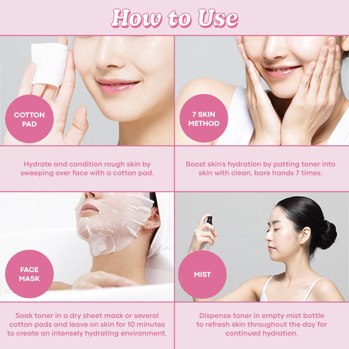 TONYMOLY close-up pour showing milky texture and hydrating feel