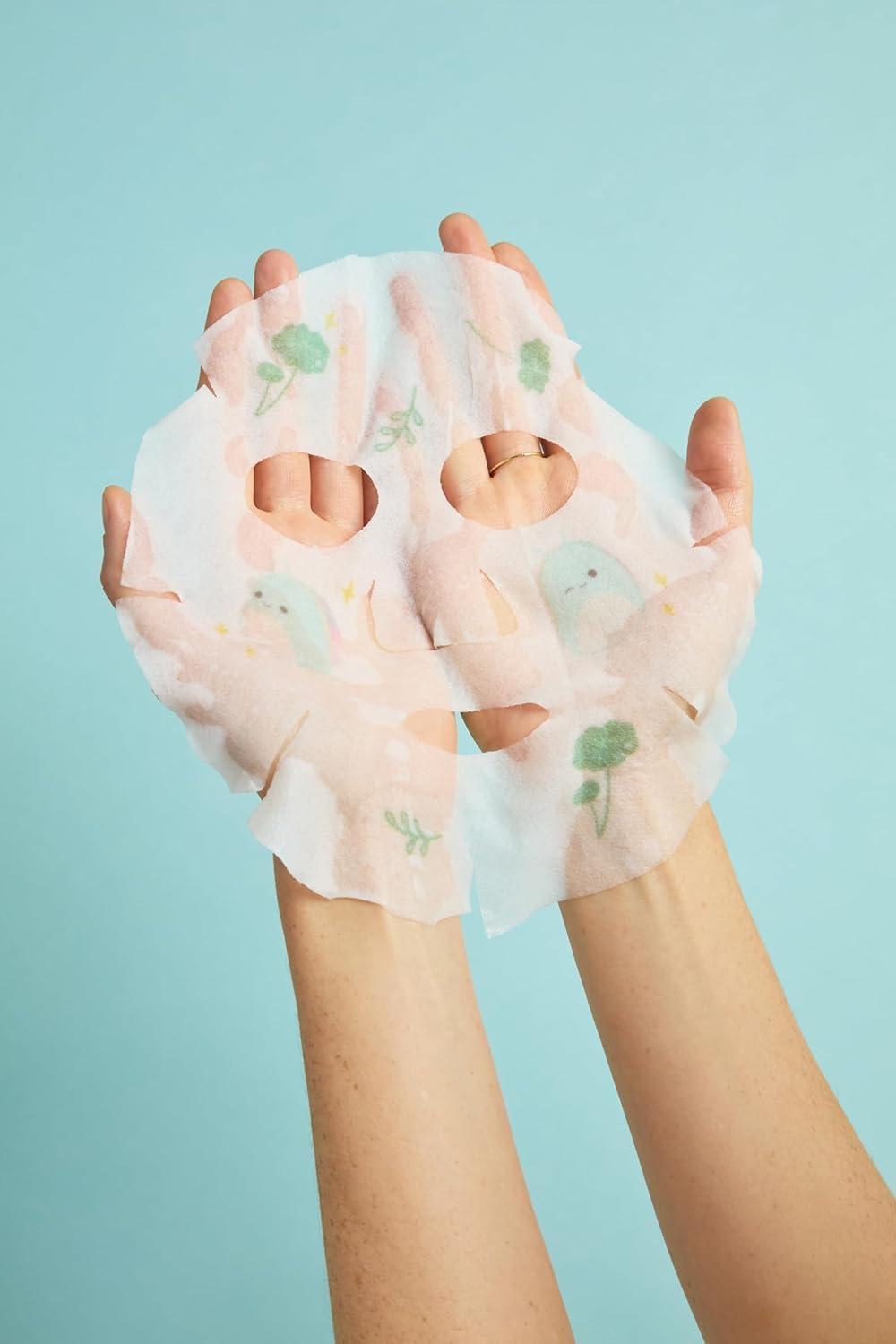 TONYMOLY printed Squishmallows characters on mask enhancing playful skincare enjoyment