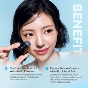 TONYMOLY charcoal and dead sea salt ingredients highlighting deep cleanse