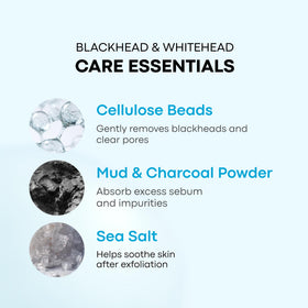 TONYMOLY texture close-up showing charcoal particles for exfoliation