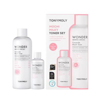 TONYMOLY front bottle packaging showing value-size duo and benefits