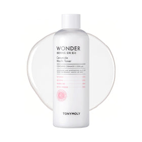 TONYMOLY front packaging showing bottle and product name benefits