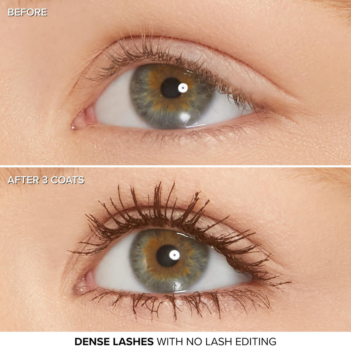 Too Faced open tube showing Chocolate brown pigment for rich color payoff