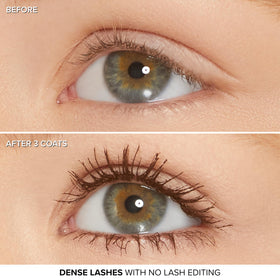 Too Faced open tube showing Chocolate brown pigment for rich color payoff