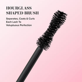Too Faced wand coating natural lashes for dramatic volume and length