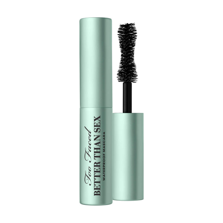 Too Faced front tube showing compact travel-size and bold packaging benefit