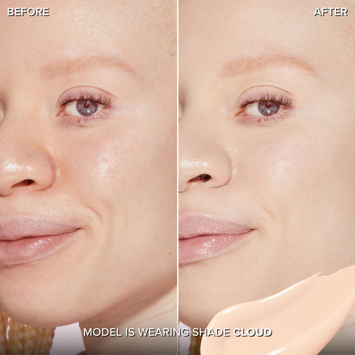 Too Faced concealer wand applicator poised to apply for precise coverage