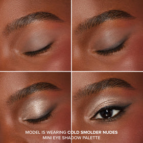 Too Faced eye application demonstrating smoky look using palette for polished depth