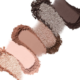 Too Faced open palette with mirror displaying six cool-toned shades for easy application
