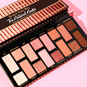 Too Faced palette open in a vanity lifestyle scene for real-use inspiration