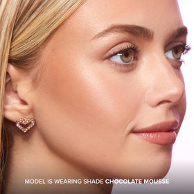 Too Faced Chocolate Soleil arm swatch demonstrating buildable color payoff and satin finish