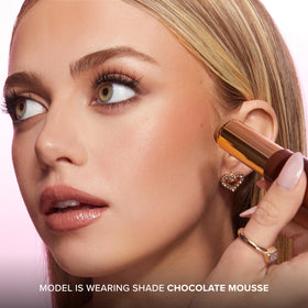 Too Faced Chocolate Soleil label and ingredient panel highlighting vegan, cruelty-free formulation