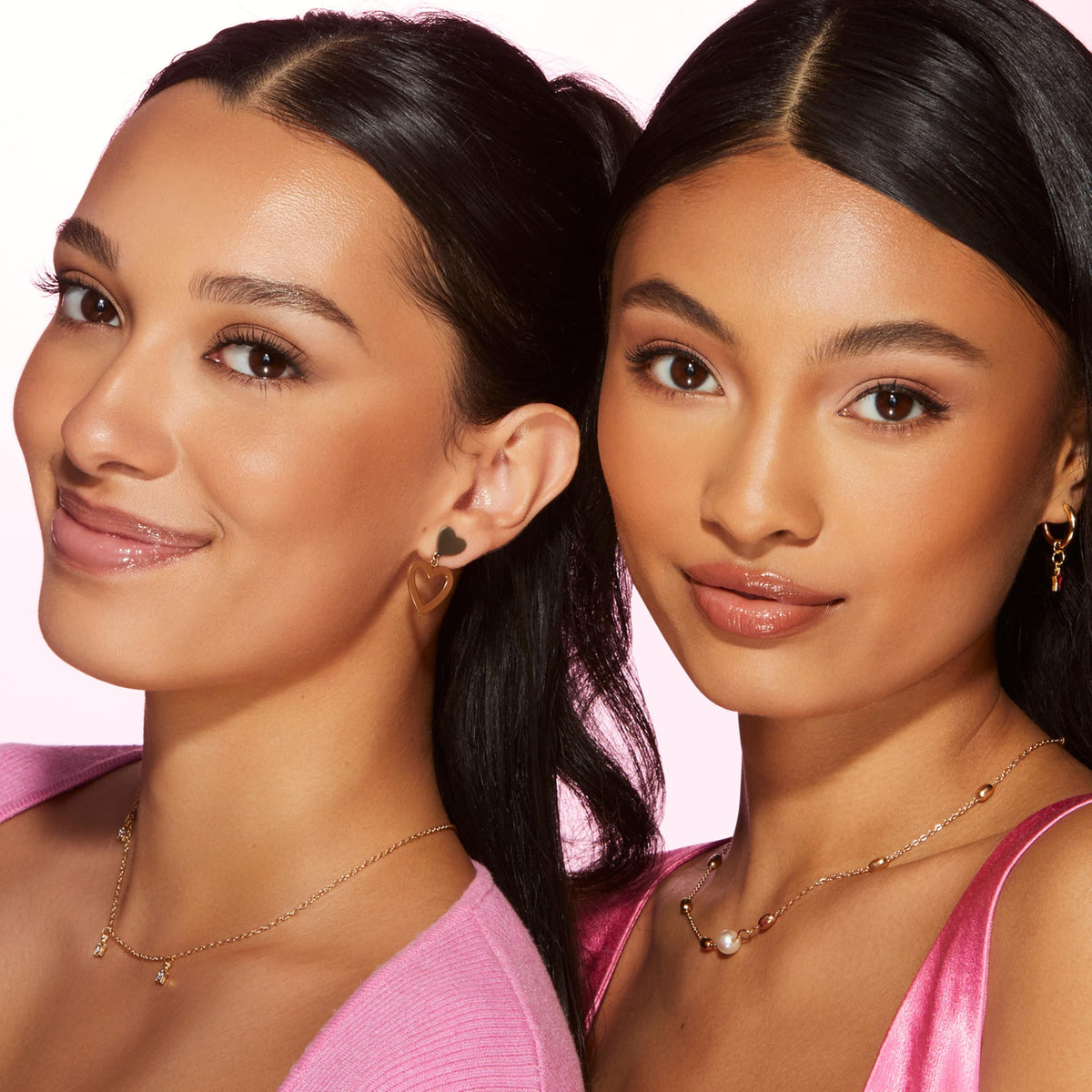 Too Faced open compact with pan shadow showing smooth, shimmer-free result
