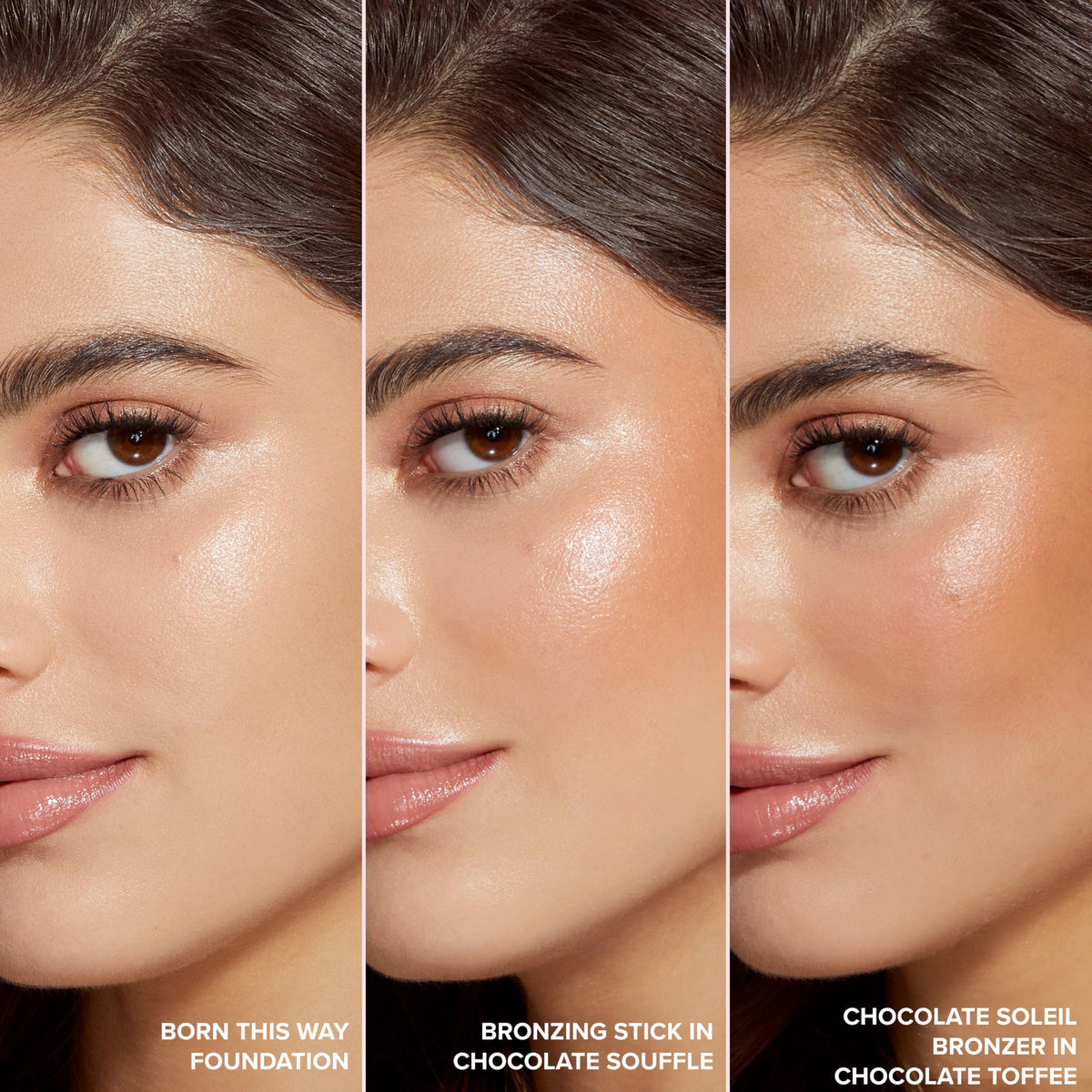 Too Faced label and ingredient panel showing cocoa infusion and cruelty-free benefit