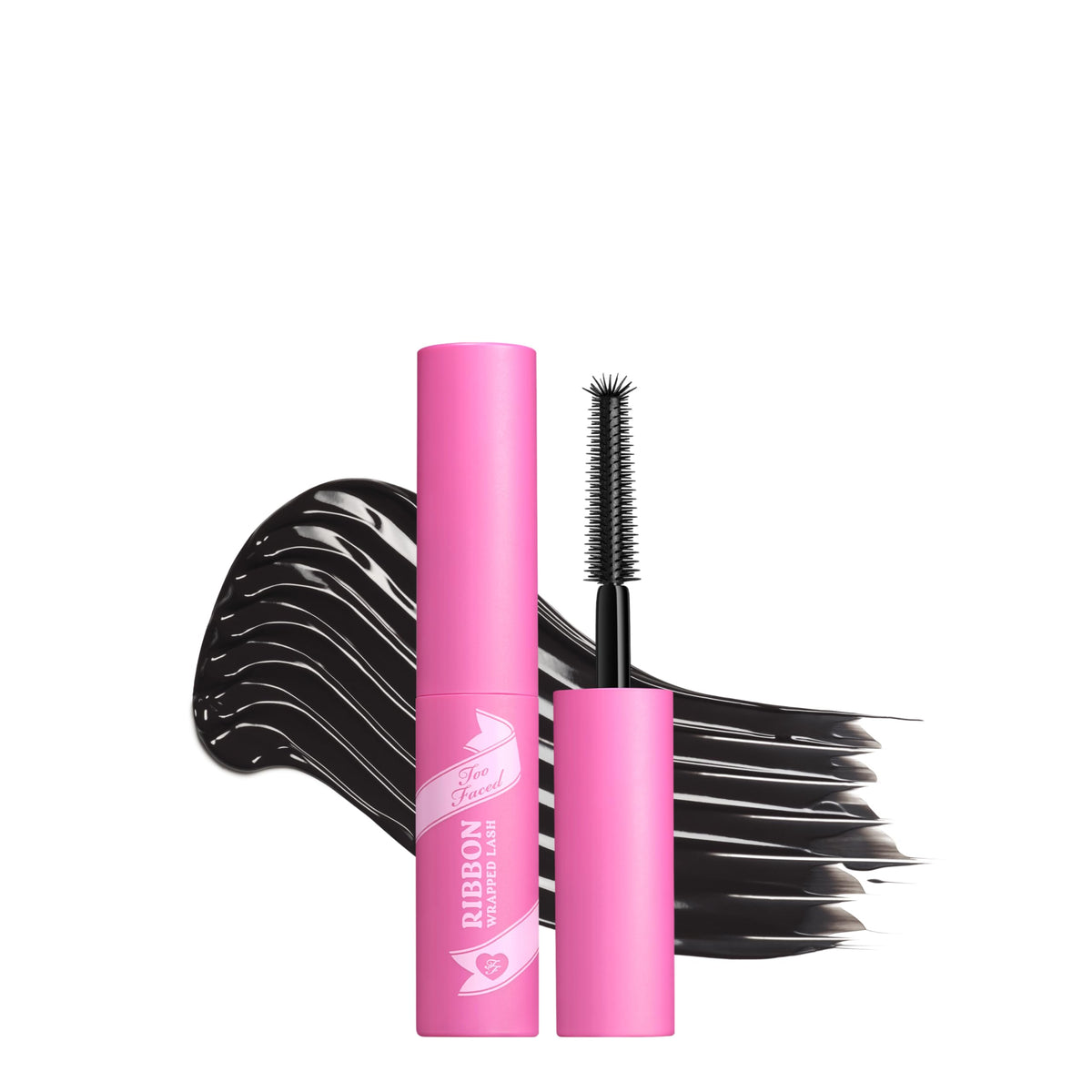 Too Faced front packaging showing travel-size mascara and benefits