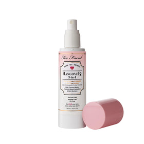Too Faced hangover label and ingredients view emphasizing coconut water hydration