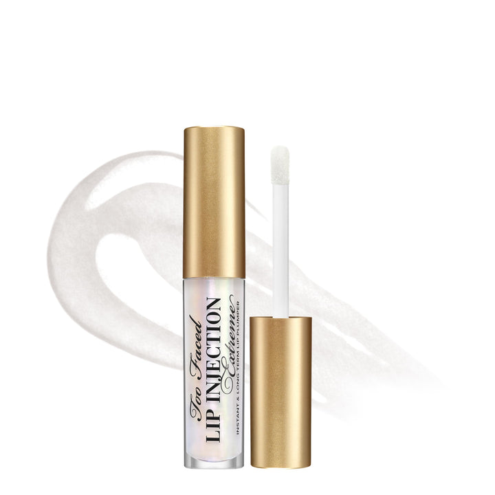 Too Faced front packaging showing compact travel gloss and bright shine