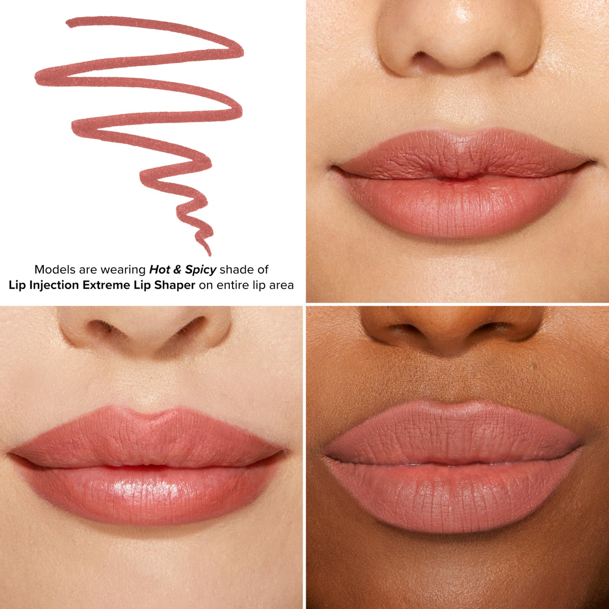 Too Faced close-up texture of demi-matte formula, highlights smooth creamy application