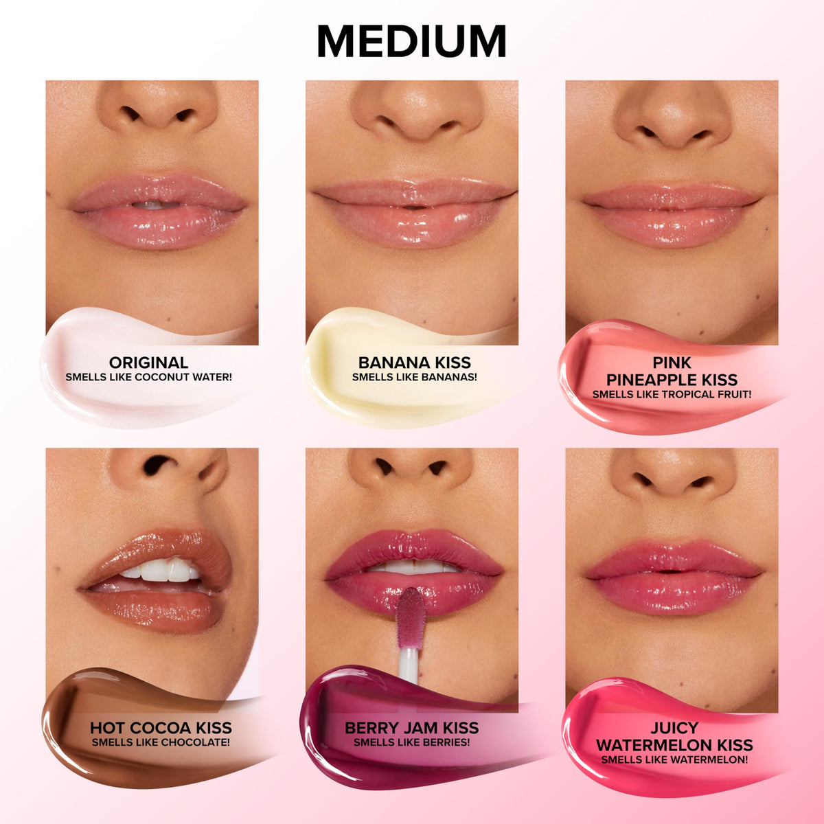 Too Faced Pillow Balm tube beside a lipstick for scale showing travel-friendly size benefit
