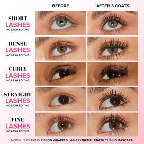 Too Faced brush close-up highlighting precision bristles for full coverage