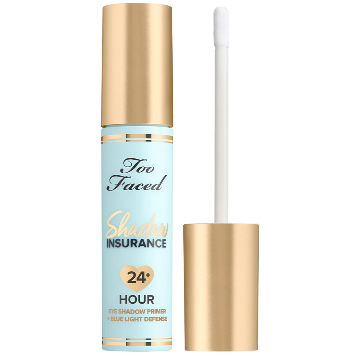 Too Faced front packaging showing compact travel-friendly tube and branding benefits