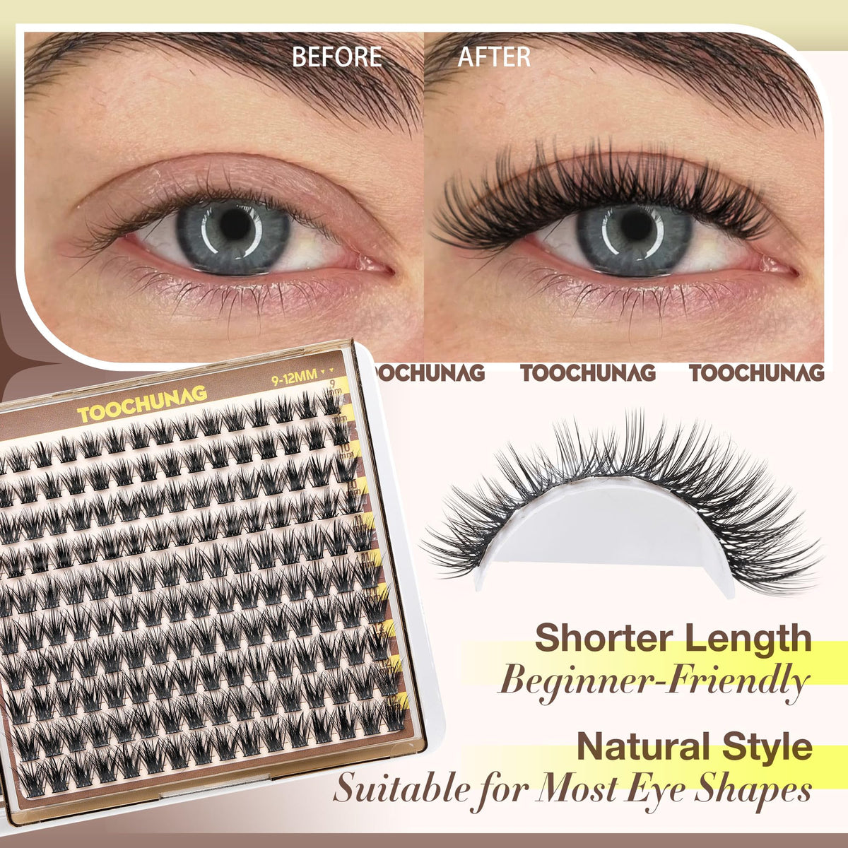 TOOCHUNAG application with tweezers showing easy placement