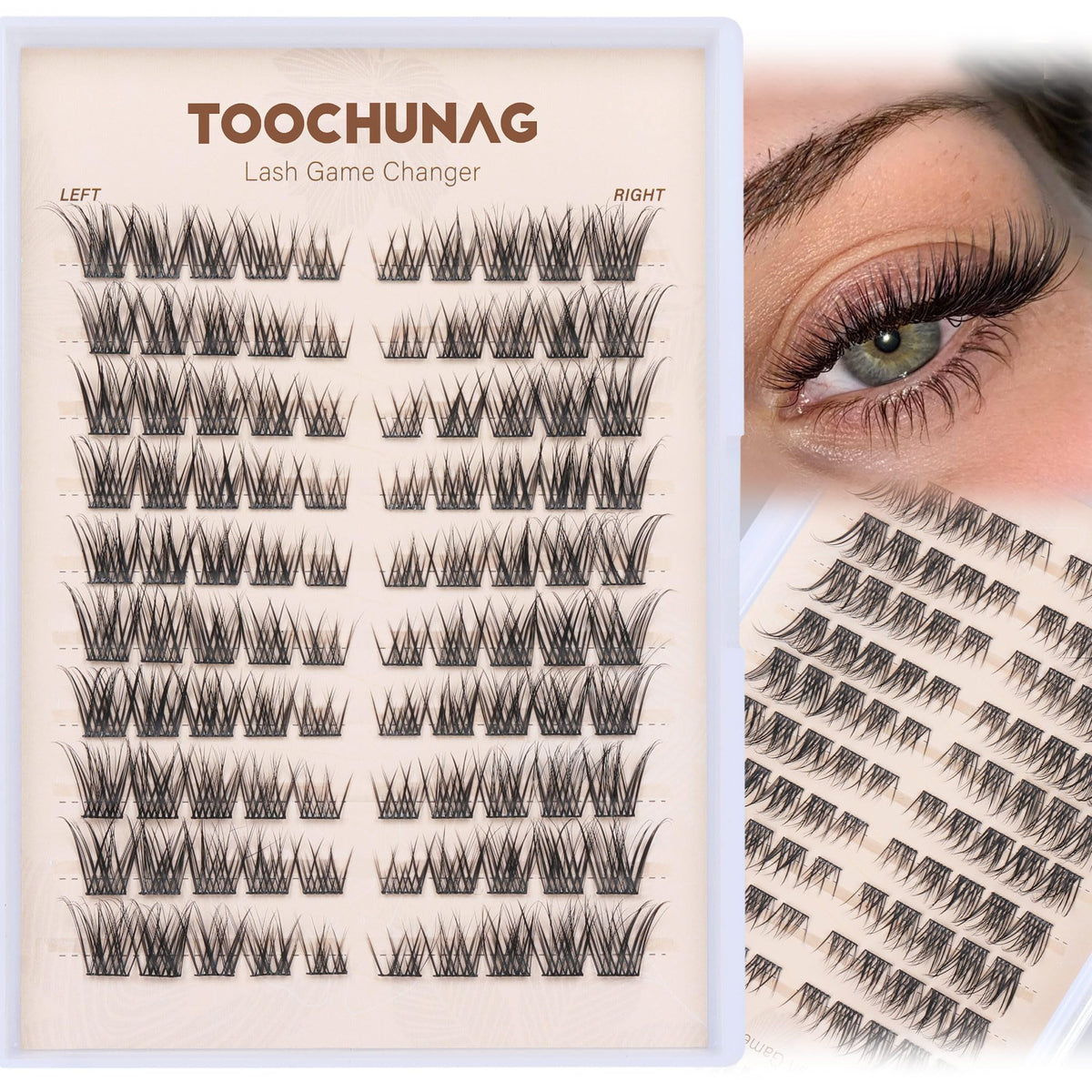 TOOCHUNAG before and after eye comparison showing subtle lift
